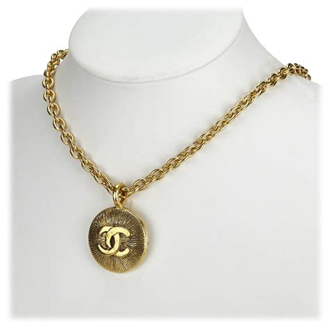 chanel smycken vintage|chanel gold necklace.